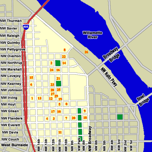 Pearl District Map